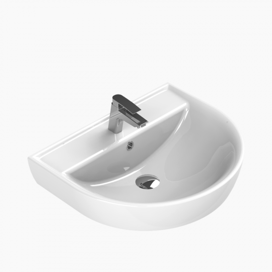 Κρεμαστός Νιπτήρας Πορσελάνης 45x35cm Cerastyle Bella 003100-u Λευκό Κρεμαστός Νιπτήρας Πορσελάνης 45x35cm Cerastyle Bella 003100-u Λευκό